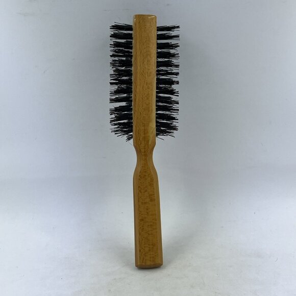 Vintage Bristle Brush MS Made In France Boar Bristle Round Brush - Picture 5 of 9